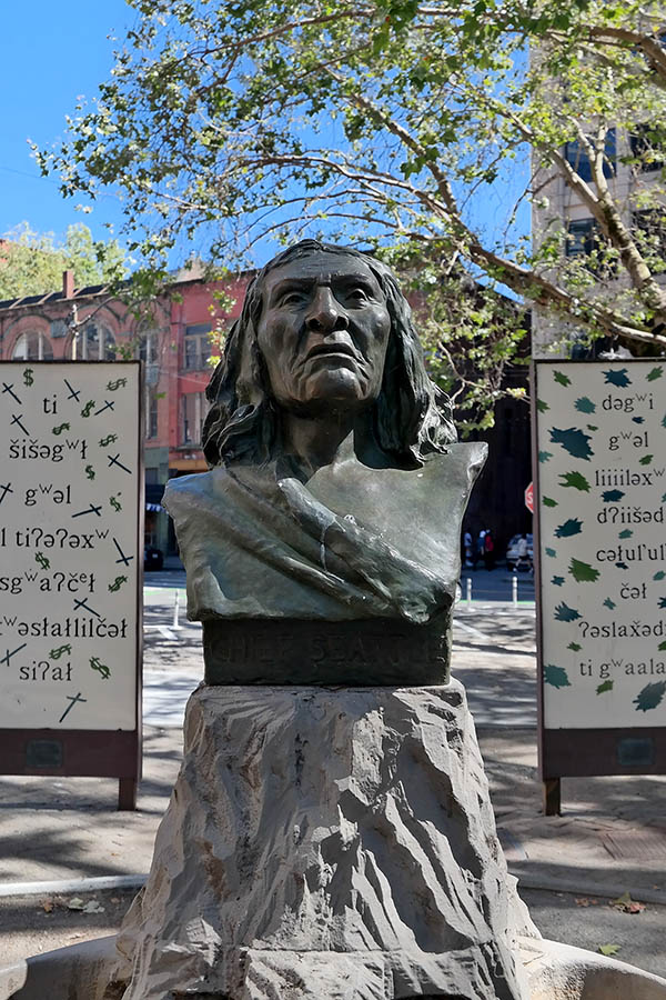 Bust of Chief of Seattle
